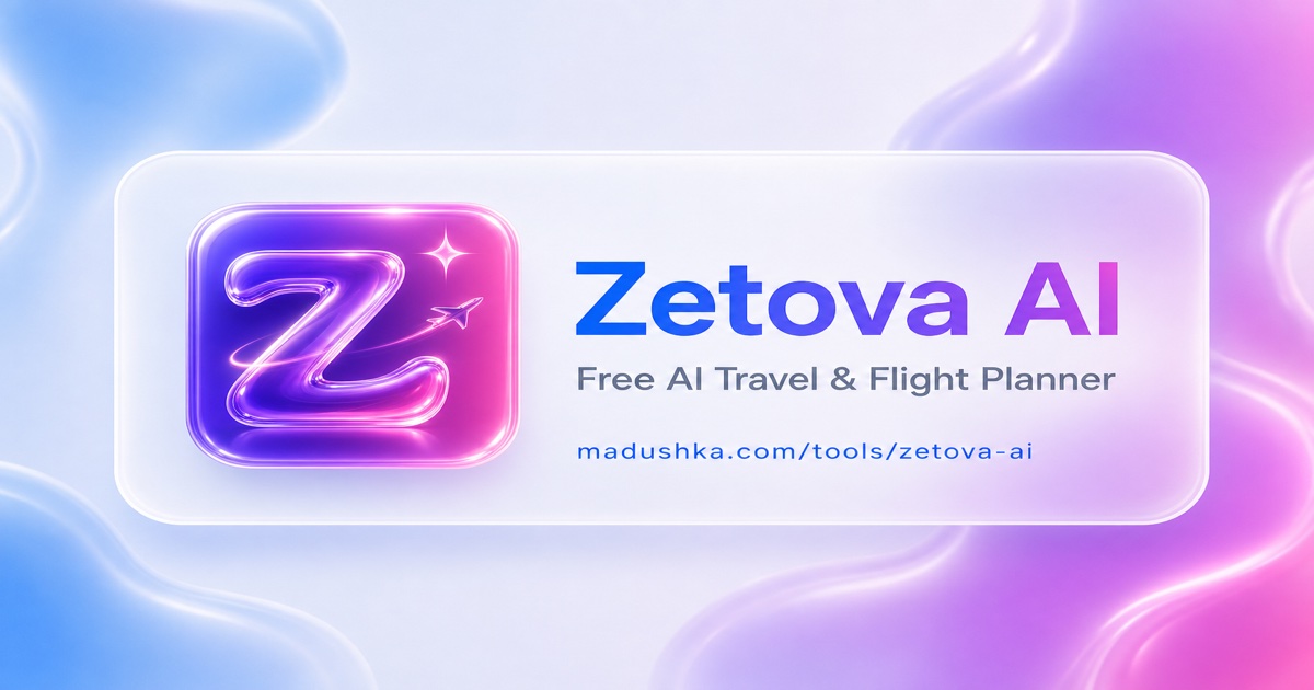 Zetova AI travel planner preview